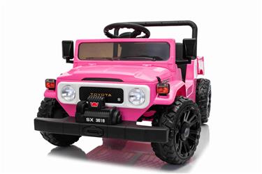 TOYOTA Land Cruiser FJ45 Electric Pick-up, sähköinen kippilava, pink-13