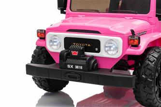 TOYOTA Land Cruiser FJ45 Electric Pick-up, sähköinen kippilava, pink-14