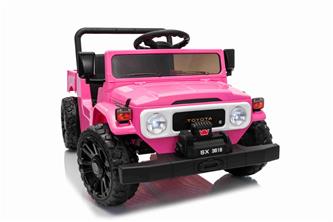 TOYOTA Land Cruiser FJ45 Electric Pick-up, sähköinen kippilava, pink-3