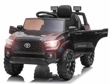 Toyota Tacoma Sähköauto lapsille 12V litium, 2.4G kaukosäädin, musta
