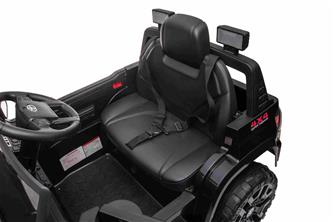 Toyota Tacoma Sähköauto lapsille 12V litium, 2.4G kaukosäädin, musta-11