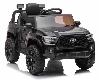 Toyota Tacoma Sähköauto lapsille 12V litium, 2.4G kaukosäädin, musta-3