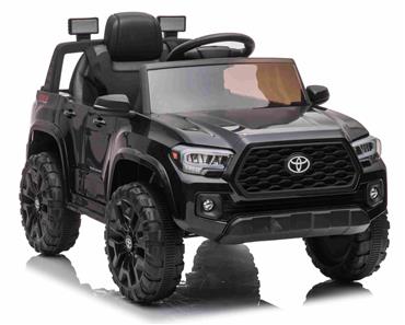 Toyota Tacoma Sähköauto lapsille 12V litium, 2.4G kaukosäädin, musta-3