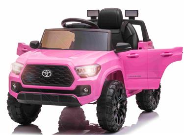 Toyota Tacoma sähköauto lapsille 12V litium, pink