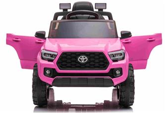 Toyota Tacoma sähköauto lapsille 12V litium, pink-3