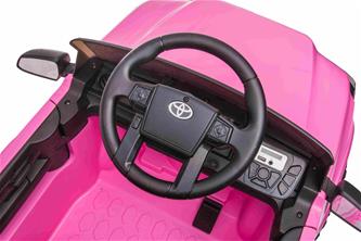 Toyota Tacoma sähköauto lapsille 12V litium, pink-8