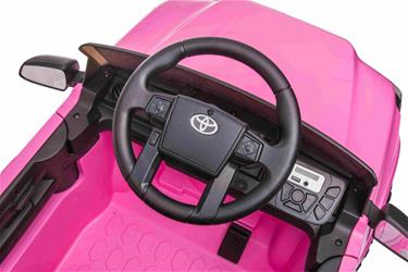 Toyota Tacoma sähköauto lapsille 12V litium, pink-8
