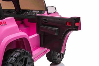 Toyota Tacoma sähköauto lapsille 12V litium, pink-9