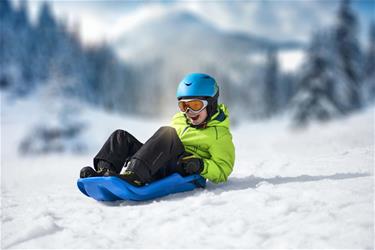 Twister Pulkka/ kelkka käsijarruilla, sininen-2