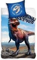 Tyrannosaurus Rex vuodevaatteet 140 x 200 cm, 100 prosenttia puuvillaa.