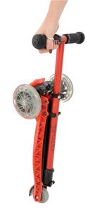 U Move Mini Compact LED-potkulauta, punainen / musta-2