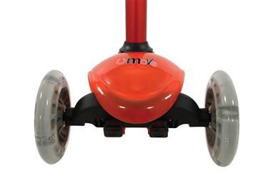 U Move Mini Compact LED-potkulauta, punainen / musta-9