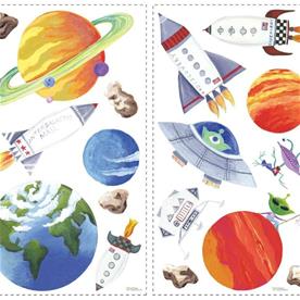 Ulkoavaruus Seinätarrat-5