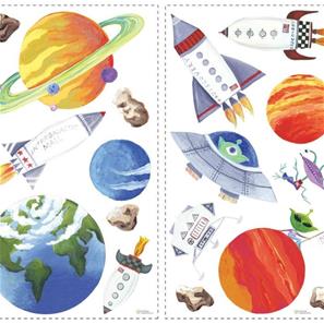 Ulkoavaruus Seinätarrat-5