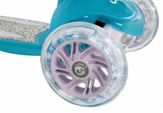 uMoVe Sparkle Mini Flex LED-potkulauta, teal-10