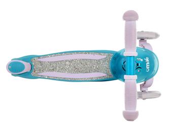 uMoVe Sparkle Mini Flex LED-potkulauta, teal-11