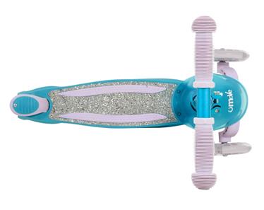 uMoVe Sparkle Mini Flex LED-potkulauta, teal-11