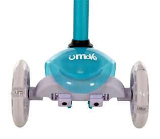 uMoVe Sparkle Mini Flex LED-potkulauta, teal-5