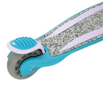 uMoVe Sparkle Mini Flex LED-potkulauta, teal-9