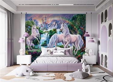 Unicorn Paradise tapetti 243 x 305 cm