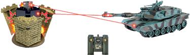 USA M1A2 kauko-ohjattava tankki 1:28 VS Fort 27Mhz-2