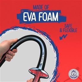 Vaahtomuovimiekka Fleuret 57 cm, punainen-2