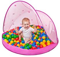 Vaaleanpunainen leikkiteltta, 50 palloa