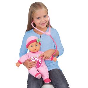 Vauvanukke 33cm ja lääkäritarvikkeet-4
