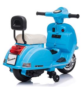 Vespa PX150 6V sähköskootteri lapsille, Sininen-3