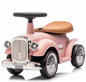 Vintage Classic Retro potkuauto, vaaleanpunainen