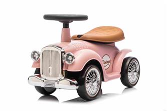 Vintage Classic Retro potkuauto, vaaleanpunainen-11