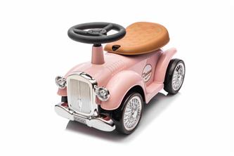 Vintage Classic Retro potkuauto, vaaleanpunainen-4