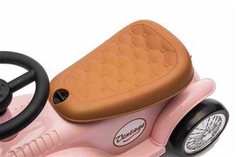Vintage Classic Retro potkuauto, vaaleanpunainen-6