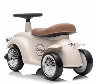 Vintage Classic Retro Potkuauto, valkoinen-3