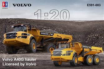 Volvo A40G Kauko-ohjattava Kippiauto 1:20 2.4G-3