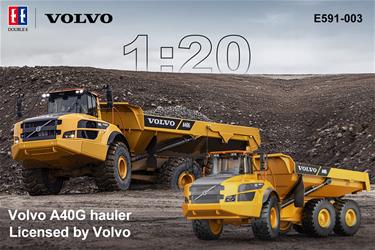 Volvo A40G Kauko-ohjattava Kippiauto 1:20 2.4G-3