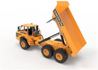 Volvo A60H kauko-ohjattava kuorma-auto 1:26 2.4G-5
