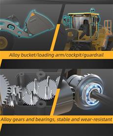 Volvo kaivinkone / Graveko L260H PRO 2.4G 1:16-12