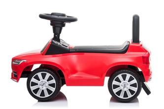 Volvo XC90 Potkuauto nahkaistuimella, punainen-3