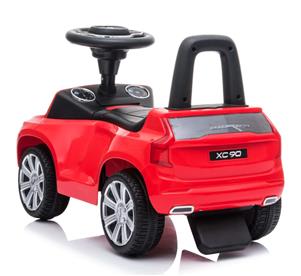 Volvo XC90 Potkuauto nahkaistuimella, punainen-4