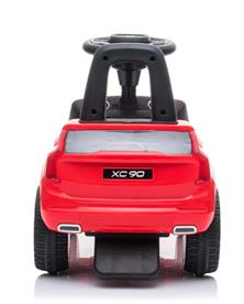 Volvo XC90 Potkuauto nahkaistuimella, punainen-5