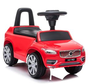 Volvo XC90 Potkuauto nahkaistuimella, punainen-6