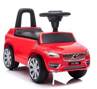 Volvo XC90 Potkuauto nahkaistuimella, punainen-6