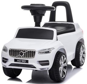 Volvo XC90 Potkuauto nahkaistuimella valkoinen