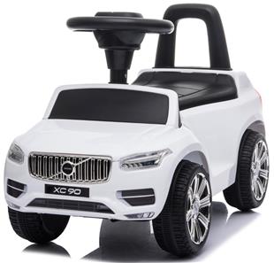 Volvo XC90 Potkuauto nahkaistuimella valkoinen