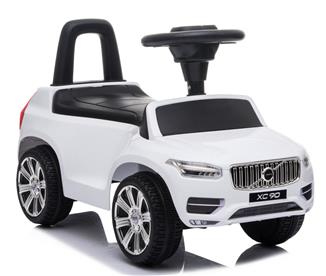 Volvo XC90 Potkuauto nahkaistuimella valkoinen-3