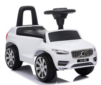 Volvo XC90 Potkuauto nahkaistuimella valkoinen-3