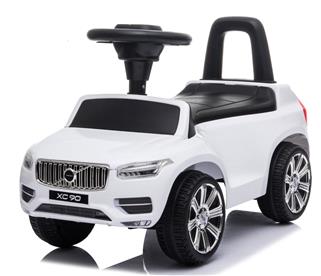 Volvo XC90 Potkuauto nahkaistuimella valkoinen-4