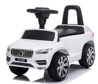 Volvo XC90 Potkuauto nahkaistuimella valkoinen-4