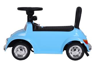 VW Beetle Classic Potkuauto nahkapenkillä, sininen-2